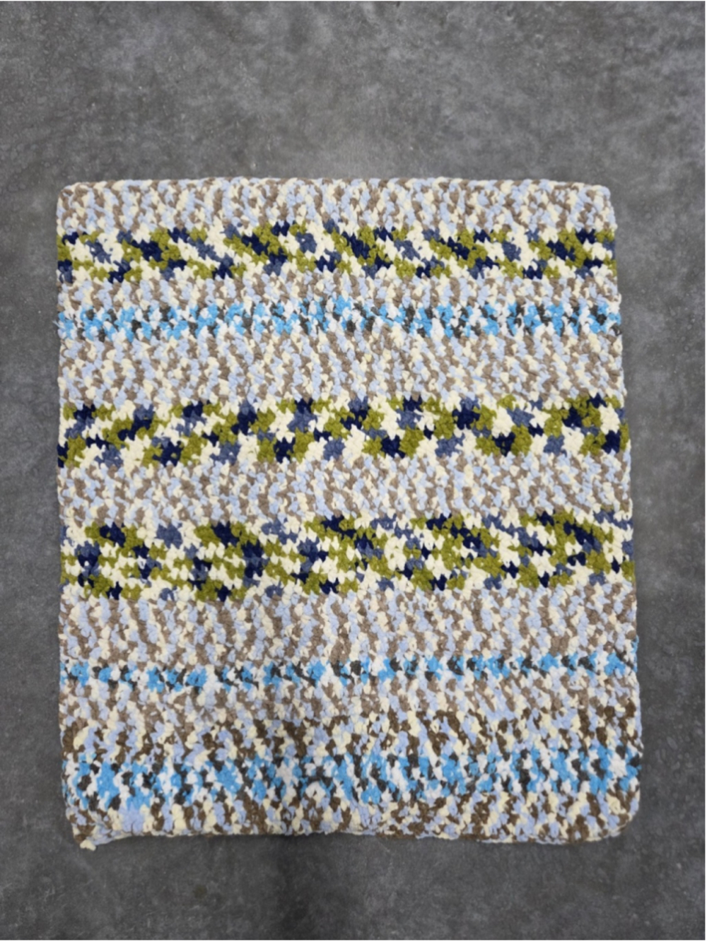 Handmade Crocheted Baby Blankets Octopuses 32" X 36"